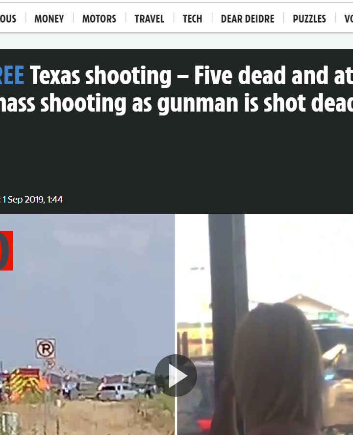 Texas Shooting! Media Ignores Practically Daily Shootings That Don’t Fit Narrative But Hype White Shooters
